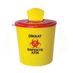 Safell Tıbbi Atık Kutusu - Tıbbi Atık Kovası 10 Litre 25 Adet