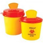 Safell Tıbbi Atık Kutusu - Tıbbi Atık Kovası 5 Litre 100 Adet