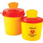 Safell Tıbbi Atık Kutusu - Tıbbi Atık Kovası 5 Litre 60 Adet