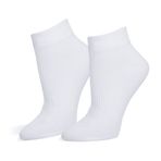 Safersox Kadın ve erkek için spor ayakkabı çorabı, birçok renkte mevcuttur, yıkamadan günlerce giymek için, Beyaz, 35-38