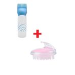 Safestore 120 ml Plastik Saç Boyası Doldurulabilir Şişe Aplikatör Saç Boyama Tarağı + Saç Masaj Tarağı