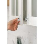 Safestore 12'li Şeffaf Kristal Başlıklı Yapışkanlı Kulp Dolap Çekmece Kulp Tutacak Askı