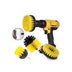 Safestore 3lü Matkap Ucu Banyo Küvet Duşakabin Araba Tekerliği Koltuk Yıkama Temizleme Fırçası Seti