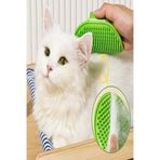 SAFESTORE Kedi Köpek Silikon Yıkama ve Tüy Toplama Fırçası, Evcil Hayvan Banyo Masaj Tarağı, Ayarlanabilir Köşe Kaşınma Aparatı
