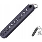 Safestore Numaratörlü Mini Anahtarlık, Çanta, Araba Için Çok Amaçlı Numaratör Anahtarlık