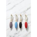 safestore Pratik Renkli Silikon Saplı Çift Başlıklı Yan Tombul Soyacak Çelik Meyve Sebze Soyacağı