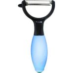 Safestore Pratik Renkli Silikon Saplı Tombul Soyacak Çelik Meyve Sebze Soyacağı