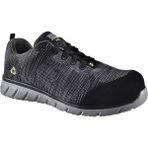 Safety Jogger Ecomorrıs S1P Low PS SR ESD FO Siyah Gri İş Güvenlik Ayakkabısı