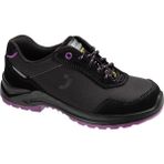 Safety Jogger Organic S1P Low SR SC LG ESD CI FO Siyah Mor Kadın İş Güvenlik Ayakkabısı