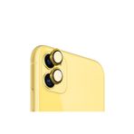 SAFEUS Safir Temperli Kamera Lens Koruyucu, iPhone 11, iPhone 12 ve iPhone 12 Mini ile Uyumlu (Sarı)