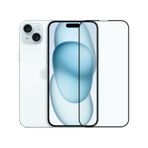 Safeus Tam Kaplayan Parmak İzi Bırakmayan Safir Ekran Koruyucu Cam , İphone 15 Plus İle Uyumlu