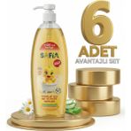 Safia Bebek Için Saç ve Vücut Şampuanı 6X750 ml