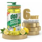 Safia Doa Bulaşık Deterjanı Limon Süngerli 6X1000 ml
