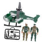 SAFIGLE 1 Takım Asker Modeli Figürler Helikopter Modeli Oyuncak Minyatür Figürler Çocuk Asker Oyuncak Masası Asker Oyun Seti Çocuk Oyuncağı Dünya Savaşı Plastik Oğlan