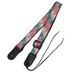 SAFIGLE 1 Takım Ukulele Kayışı Naylon Gitar Askısı Elektro Gitar Kemeri Klasik Gitar Örgü Aksesuarları Kişiselleştirilmiş Gitar Askıları Banjo Kemer Takmalı Bas Narin Çocuk Deri Tedarik