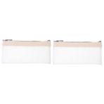 SAFIGLE 2 el çantası makyaj çantası Kozmetik çantası kalemlik kutusu Şık para kesesi makeup bag fermuarlı banka çantaları para çantası küçük fermuarlı poşetler küçük kese çanta TPU