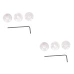 SAFIGLE 2 Set Emniyetli Elektrik Gitar Düğmeleri Bass Dome Ses Düğmeleri Anahtarlı Gitar Amfileri Ve Efektler Için