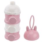 SAFIGLE 3 Süt Tozu Kutusu Bebek Aperatif Fincan Formül Saklama Kabı Formül Tutucu Bebek Maması Saklama Kapları Bebek Maması Dağıtıcı Gıda Kapları Saklama Kutusu Çocuk Pirinç Unu Pp