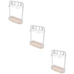 SAFIGLE 3 Takım Bebek Askı Evcil Hayvan Elbise Askısı Bebek Dolap Askısı Minyatür Giysi Rafı Bebek Kıyafet Tutucu Köpek Giysi Rafı Mini Elbise Askısı 15c Plastik Organizatör Metal
