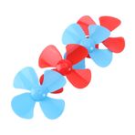 SAFIGLE 48 Adet Pervane Rc Kürek Mini Tekne Fan Mili Rc Tekne Sahne Rc Makarası Gemi Modeli Mili Yürümeye Başlayan Çocuk Oyun Seti Diy Rc Tekne 4 Motor Mili 2a Plastik Elektrik Demir Şaft
