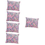 SAFIGLE 5 Adet Dollhouse Yastık Yastıklar Bez Yastık Modeli Dollhouse Atmak Yastık Kompakt Mini Ev Bez Sahte Yastık DIY Aksesuar Masa Üstü Sahte Yastık DIY Tedarik Sandalye