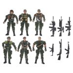 SAFIGLE Modeller 1 Takım Asker Modeli Mini Oyuncak Plastik Çocuk Çocuk Oyuncak
