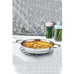 Safinox 22 cm İtalyan Tel Kulp Çelik Paslanmaz Omlet Sahan Tava