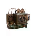 Safir 2Lİ İÇİ DIŞI BAKIR TÜPLÜ 2 Demlikli İçi Dışı Bakır Meşale Tipi Tüplü Tam Otomatik Çay Kazanı İçi Ve Dışı Bakır Çay Ocağı A++