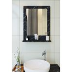 Safir Banyo Aynası Dresuar 45x60 Mermer Raflı Banyo Aynası Çok Renkli