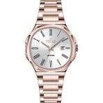 Safir Cam Klasik Rose Gold Kadın Kol Saati NC33-398377-RWM