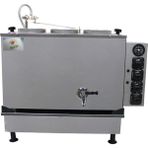 Safir Çay Kazanları 3 Demlikli Inoks Bürotipi Çay Ocağı 3 Gözlü Inoks Ofistipi Çay Kazanı Sadece Elektrikli Inoks Çay Semaveri Ets Sistemli Inoks Çay Makinesi - Inox