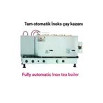 SAFİR ÇAY KAZANLARI 4 demlikli inoks çay kazanı tam otomatik elektrikli ve tüplü çay ocağı çay semaveri 12022025inokslpg4