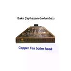 SAFİR ÇAY KAZANLARI Çay Kazanı Davlumbazı Boğaziçi Model 90 Cm Bakır Davlumbaz Çay Ocağı Bakır Davlumbaz 14022025boğaziçidav90cm