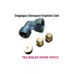 SAFİR ÇAY KAZANLARI Çay Kazanı Doğalgaz Dönüşüm Enjektörü Seti Tüm Otomatik Çay Kazanlarına Uyumludur Safir Dönüşüm Kiti 261220242