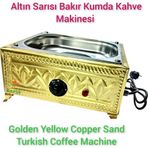 SAFİR ÇAY KAZANLARI Gold Kumda Kahve Makinesi Özel Seri Kumda Kahve Cihazı Safir Kumda Kahve Orta Boy
