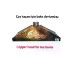 SAFİR ÇAY KAZANLARI Osmanlı Tuğra Model Bakır Davlumbaz 4 Gözlü Çay Kazanı Için 110 Cm Bakır Davlumbaz 140222025osmanlıtuğrabakırdavlumbaz110cm