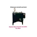 SAFİR ÇAY KAZANLARI Safir 2 Gözlü Siyah Boyalı Çay Makinesi Sadece Elektrikli Ofistipi Çay Kazanı Bürotipi Çay Ocağı 06022025siyahofistipi