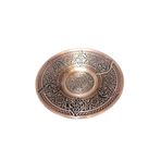 SAFİR ÇAY KAZANLARI Safir Çay bardağı bakır altlık seti özel dövme sarı bakır çay bardağı altlığı çay tabağı TYCC522EA7F3F83A507BF2F10