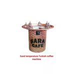 SAFİR ÇAY KAZANLARI Safirim Kumda Kahve Makinesi Yuvarlak Yüksek Boy Kasa Bakır Kumda Kahve Standı Kumda Kahve Cihazı 01082024SAFİRİMYÜKSEKBOYKK
