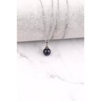 Safir Doğal Taş 925 Ayar Gümüş Kolye