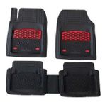 Safir Hyundai Getz Uyumlu Universal Derin Havuzlu Krom Kırmızı Paspas