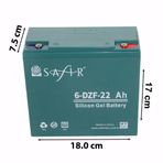 Safir Jel Akü 12 V - 20 Ah ( Yeni Tarihli )