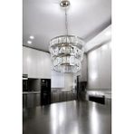 Safir Kristal 3lü Gold,gümüş Avize - Antrasit - Seçenek 1