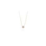 Safir Kuyumculuk 0,14ct Pırlanta Taşlı Kar Tanesi Kolye - 14 Ayar Rose Altın Anka Kolye