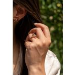 Safir Kuyumculuk 0,31ct Pırlanta Çiçek Yüzük