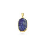 Safir Kuyumculuk Lapis Lazuli Doğal Taş Kolye Ucu