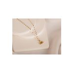 Safir Kuyumculuk Lovely Altın Lotus Işıltılı Zincir Kolye