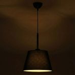Safir Light Volga Kumaş Siyah Sarkıt