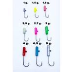 SAFİR ROCKET PLUS UV ve GLOW JİG HEAD (JAPON FUDO İĞNE) UV Yeşil 1,8 g. - 6 No. İğne