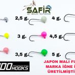 Safir Round Magic Uv Ve Glow Jig Head (japon Fudo İğne) Glow Mavi-4 G.
